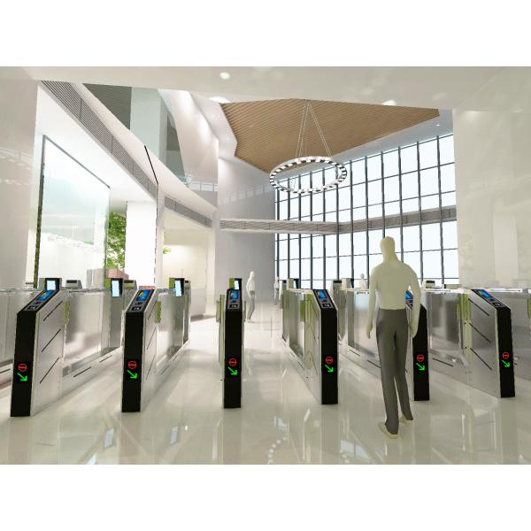 Adjustable Lane Speed Gate Turnstile High Passing Efficiency For Airport Access Control