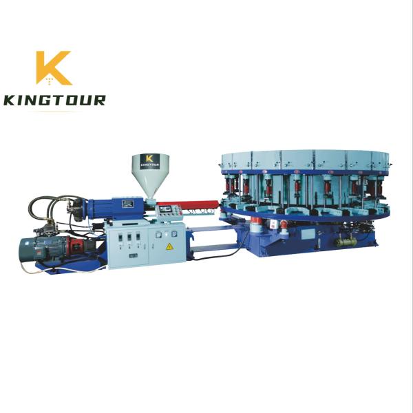 Automatic PVC Chappal Making Machines One Color Footwear Manufacturing Machines 22500W KT-618