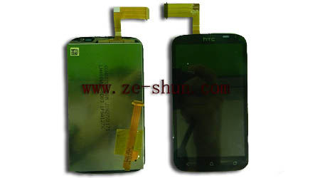 Black Cell Phone LCD Screen Replacement for HTC Desire x