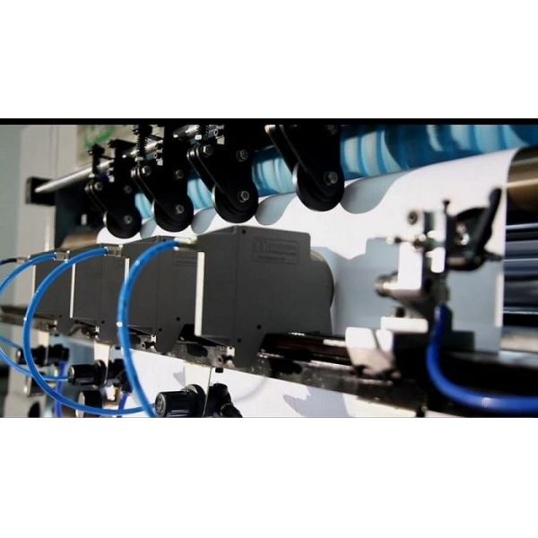 14kw Auto Flexo Ruling Machine From Reel To Pile For Exercise Book Printing And Cutting