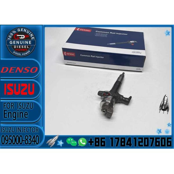 Genuine Diesel Fuel Injector 095000-8340 For 4JJ1 3.0L 8981066932, 8-98106693-2, 8981066931, 8981066930