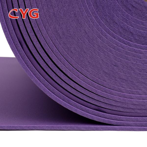 Black Fire Retardant Insulation Foam 12mm / 15mm Thickness With Aluminium Foil