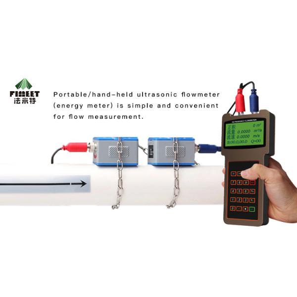 Ultrasonic Portable Ultrasonic Flow Meter FMT-MF120 ISO9001 Customized