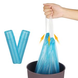 China Hot Seal OEM ODM Recyclable Garbage Bags Roll With Drawstring on sale