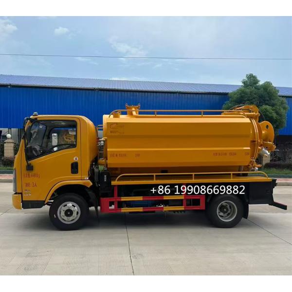 Dongfeng 4x2 Driver 8000L Sewage Suction Truck with Vacuum Pump for Sucking Waste Water Vacuum Sewer Tanker Suction Truck