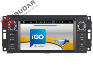 China 6.2 Inch Car Dvd Player GPS Navigation , Android Auto Head Unit For JEEP / Chrysler / Dodge on sale