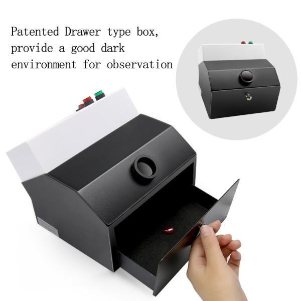 365nm Gem Jewelry UV Fluorescent Lamp With Demountable Holder