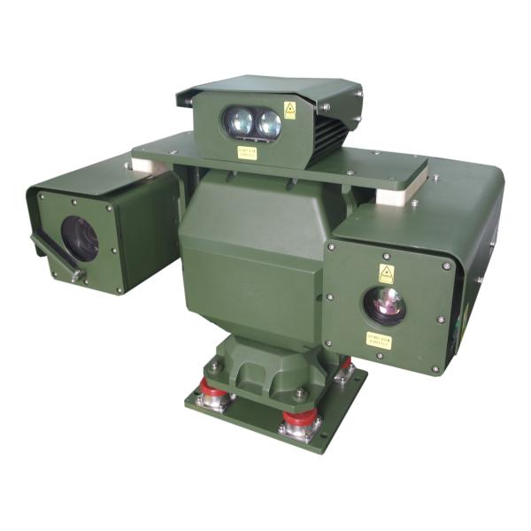 Vehicle Mounted 1920 * 1080 PTZ Laser Camera Anti Shock Long Range Night Vision Infrared