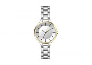 Smaller Watch Face Ladies Analog Watches With Stainless Steel Bracelet