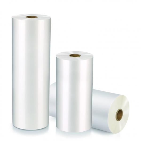 Quality 3 Inch Core BOPP Sand Feeling Hot Laminating Film Roll 1 Year Duration for sale