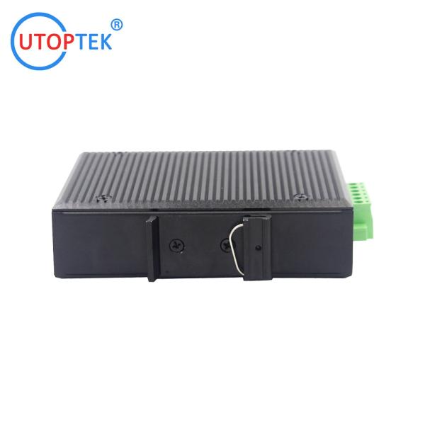 UT11G-SC20A/B 10/100/1000M 1fiber+1RJ45 unmanaged industrial media converter DIN Rail converter