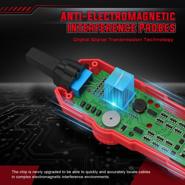 HABOTEST 801A/B Precision Professional Network Cable Tester - RJ45 Ethernet LAN Tester for Cat5, Cat5e, Cat6, Cat6a Cable Diagnostics, Wire Mapping, and Fault Detection