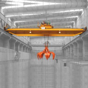 China QZ Model Double Girder Overhead Crane With Grab on sale