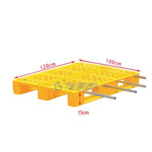 Reusable Stackable Plastic Pallets , Single Side Large Plastic Pallets