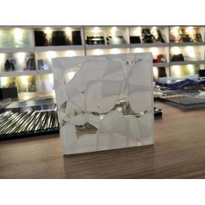 Cloudy Jade Opaque Acid Etched 19mm Glass Block Bricks