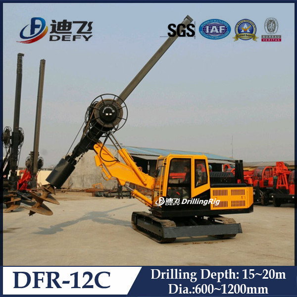 600-1200mm Diameter Hydraulic Piling Driver Machine DFR-12C with 20m Depth