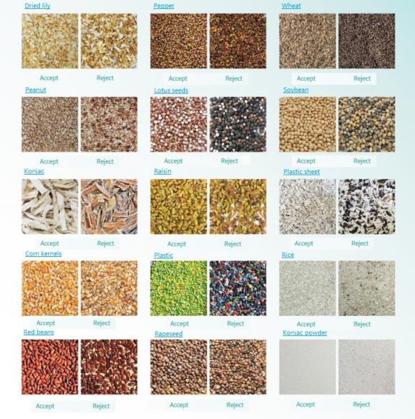 JIETAI High Accuracy mini rice Beans Color Sorter Machine Big Capacity