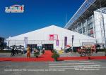 40x60m 2000 Capacity Outdoor Exhibition Tents With PVC Walls / White Wedding