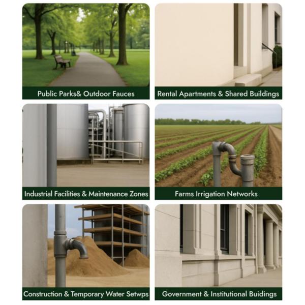 Long Spoute Heavy-Duty Nickel Plated Single Outlet Tap Extension Tap Brass Faucet 1/2"*3/4"