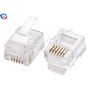 Buy cheap PC Material Modular Plug Boot 6P6C CAT3 Rj12 Modular Plug product