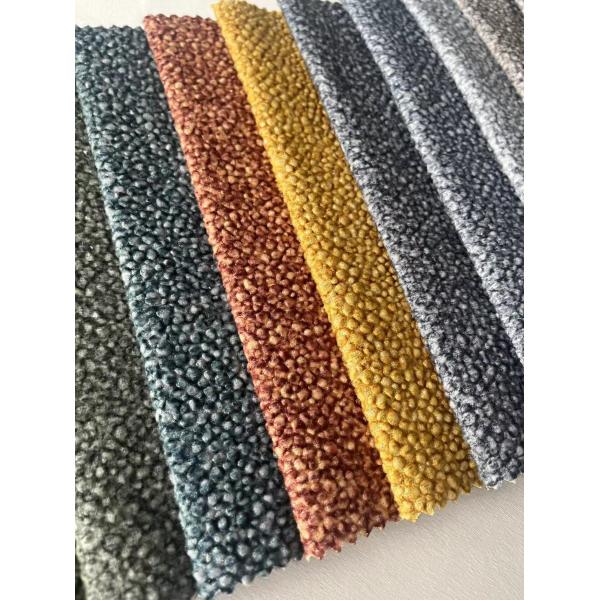 Resilient Velvet Sofa Fabric Stain Resistant With Versatile Design