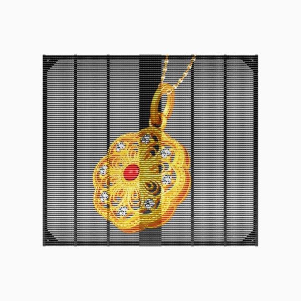 DC5V P2.6 Seamless Splicing LED Grille Screen Customized Lifting / Vertical Installation