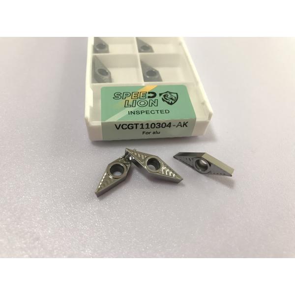 Finishing Process Carbide Insert For Aluminum VCGT110304 CNC Machine Use