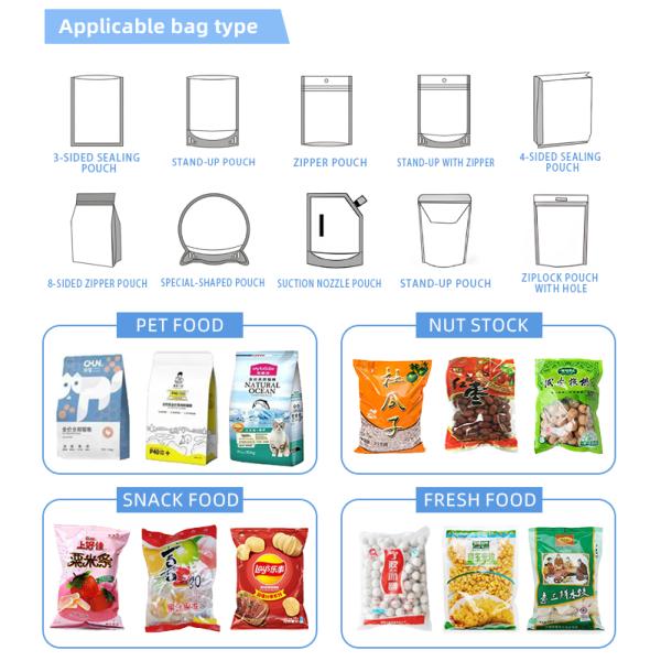 Milk Powder Vertical Pouch Packing Machine Vffs Powder Packaging Machine