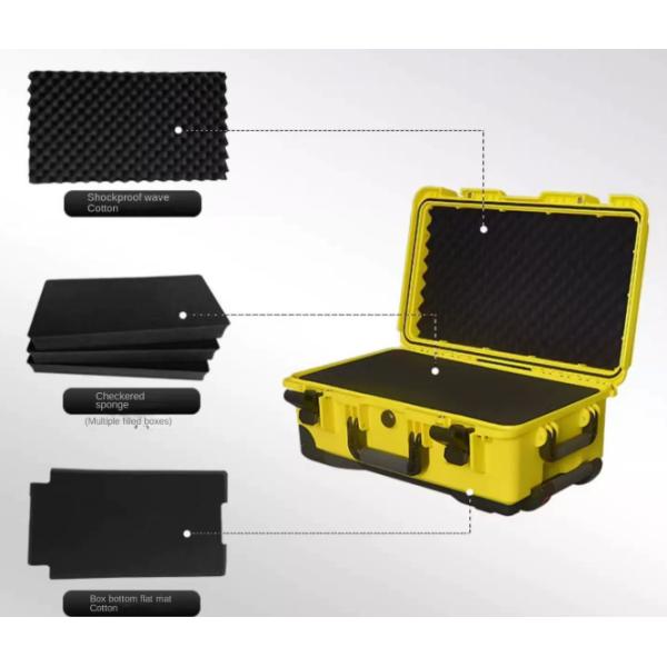 IP67 Waterproof Tool Case 567x325x230mm with Wheels 5.6KG