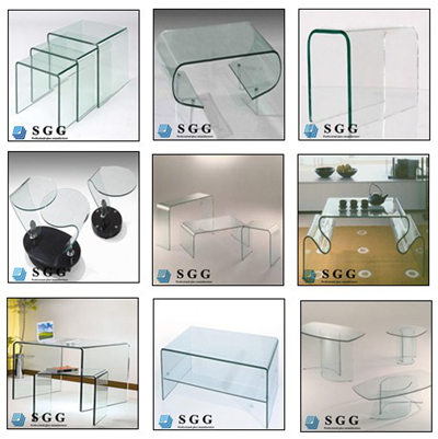 High quality hot bending glass 3-19mm