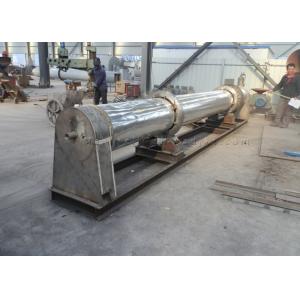 Testing 4kw 200kg/H 426x6000mm Cement Rotary Kiln Plant