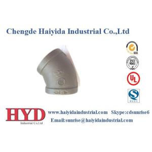 Buy cheap Elbow 45 malleable iron pipe fitting cast iron factory product