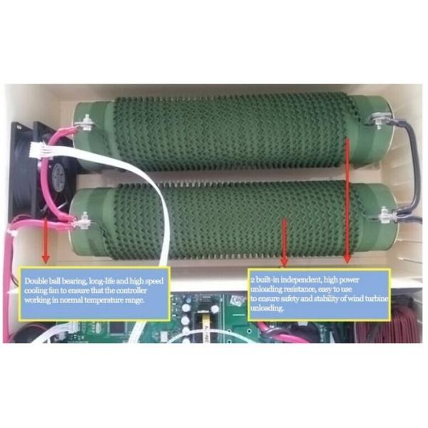LCD Display Wind Solar Hybrid Controller Intelligent Limiting Batteries Max Current