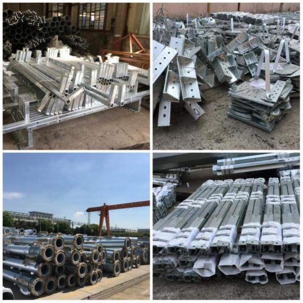 110kv 230kv Mono Pole Tower For Transmission Line Project