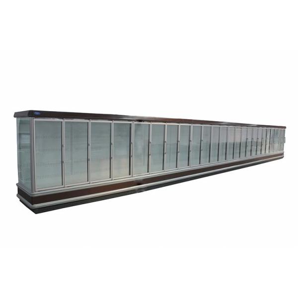 Supermarket Multideck Refrigerated Display Cabinet Customized Capacity