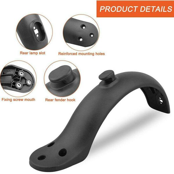 Rear Fender With Hook of Scooter Parts for M365/m365pro Electric Scooter Replacement Parts