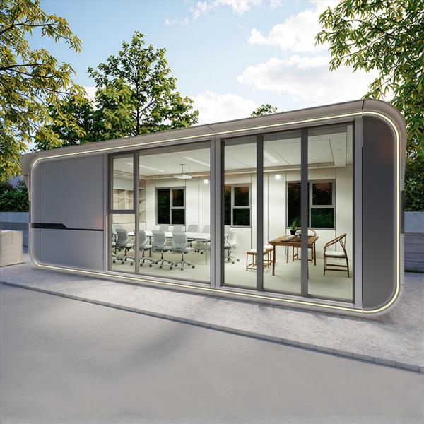 Deluxe Double-Deck Modern Homestay Holiday Cottage Apple Cabin-Style Container House With Luxury Modern And LED Lights