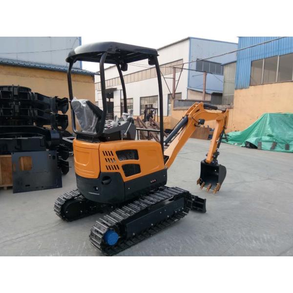 2000rmp 2 Ton Mini Excavator , 20hp Walk Behind Mini Excavator