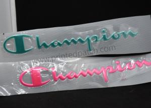 Buy cheap 8 Colorways 3D Champion Clothing Label Vinyl Heat Transfer Stickers product