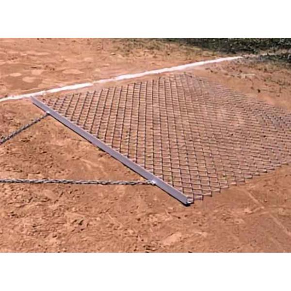Galvanized Chain Link Fence Drag Mat 48x60 for Ball Diamonds