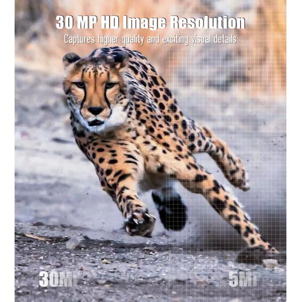 Infrared Hunting Camera 30MP1080P Dual-lens Game Cameras for Outdoor Wildlife Trap Waterproof 940nm IR Camera