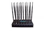 Buy cheap Desktop Wifi Mobile Phone Signal Jammer 16 Bands With 38w Power , 238x60x395mm Size product