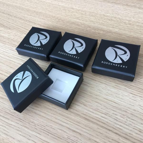 High Quality Black Matt Lamination Computer Keyboard Keys Packaging Boxes With Foam Insert