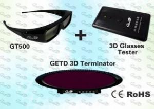 Buy cheap Model GM200 OEM 3D Cinema Equipment Emitter and IR 3D Glasses for 40~150 Seat Cinema product
