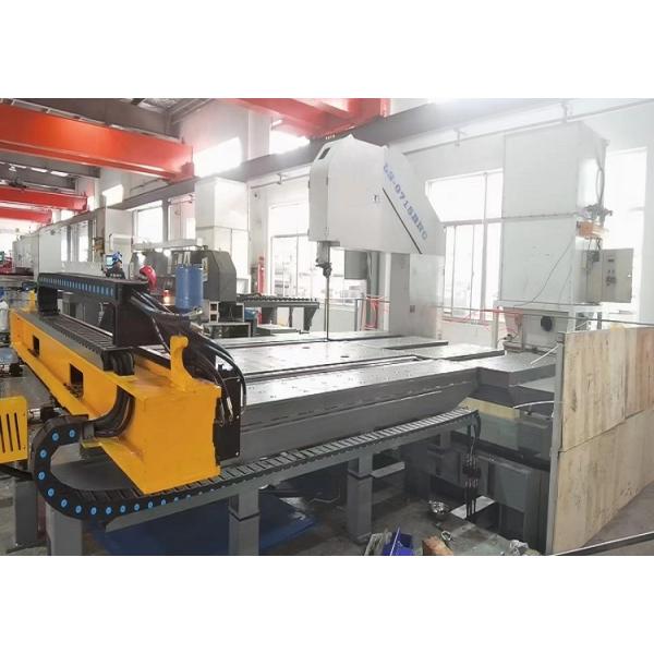 High-speed CNC vertical metal band saw machine sawing Aluminium plate and bar