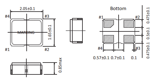 Crystal Oscillator YSX530 YXC Xtal 49 SMD Quartz Crystal Oscillator 3.579545MHz 20pF 20PPM