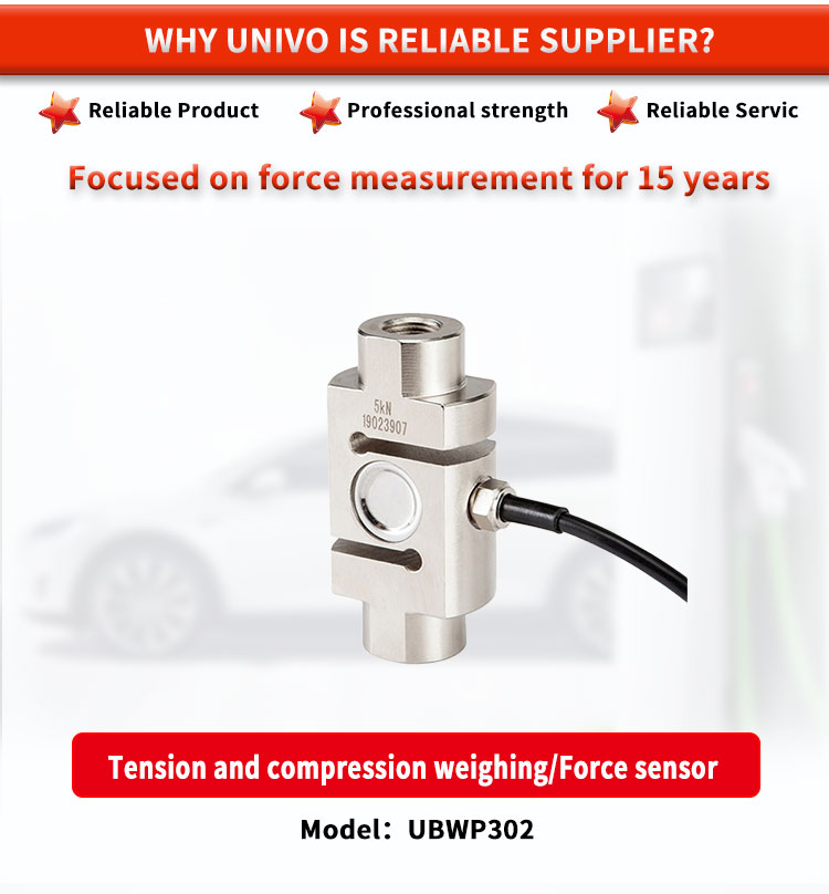 Tension and Compression Force Sensor 2.0mV/V Sensitivity Robotic Arm Electronic Scale