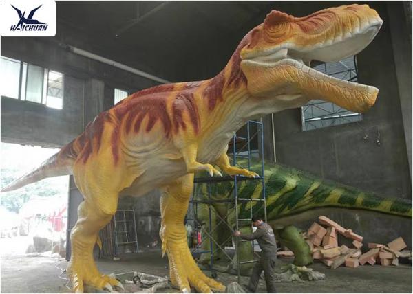 Quality Handmade T Rex Model Giant Dinosaur Model For Road Beautification / Zoo Exhibition for sale