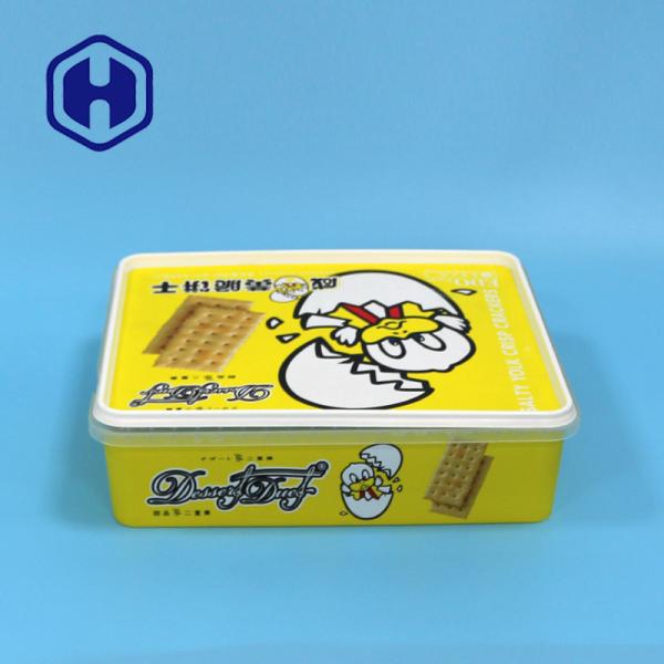 Square 2600ml PP IML Plastic Containers Packaging Bpa Free