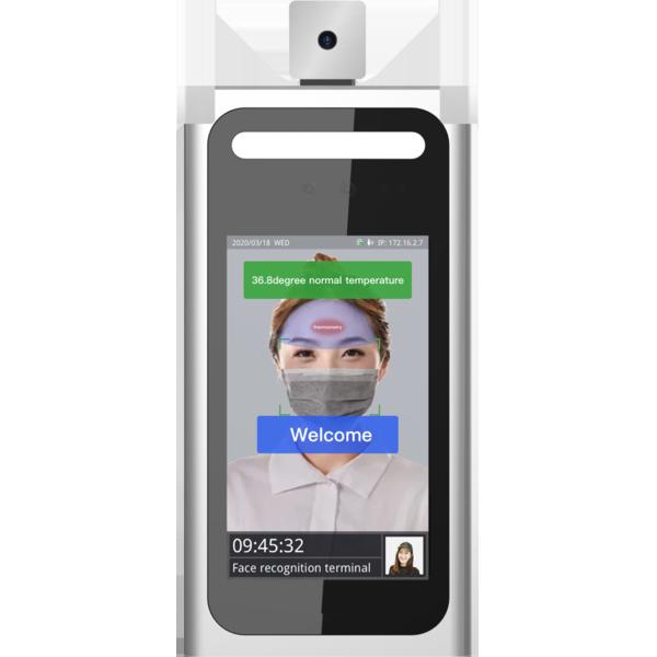 UNIQSCAN New Design Face Recognition Thermometer Body Temperature Scanner Door Lock Access Control System with IR Sensor
